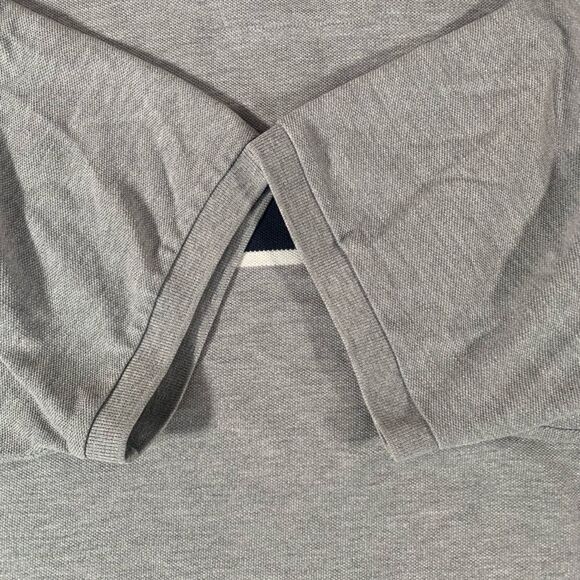 Nautica Golf Classic Fit Gray Striped Mens Short Sleeve Polo Shirt Size‎ XL - Picture 7 of 7